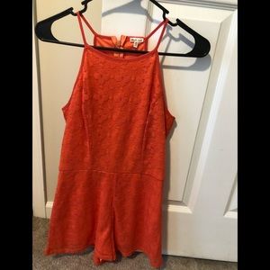 Orange romper!
